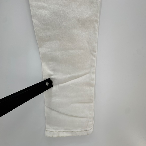 Miss Me White Distressed Mid-Rise Cuffed Skinny Jeans Women 31 MS4009CK74 - Picture 15 of 15